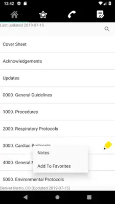 Denver Metro EMS MD Protocols android App screenshot 2